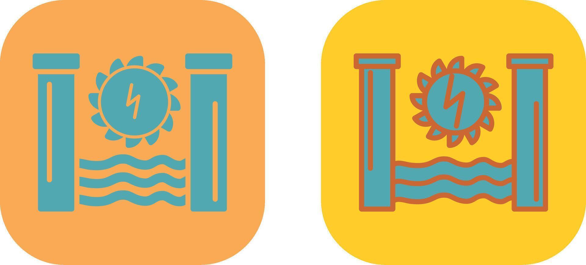 Hydro Power Icon vector