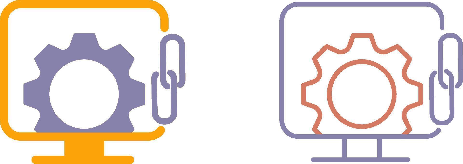 Link Optimization Icon vector