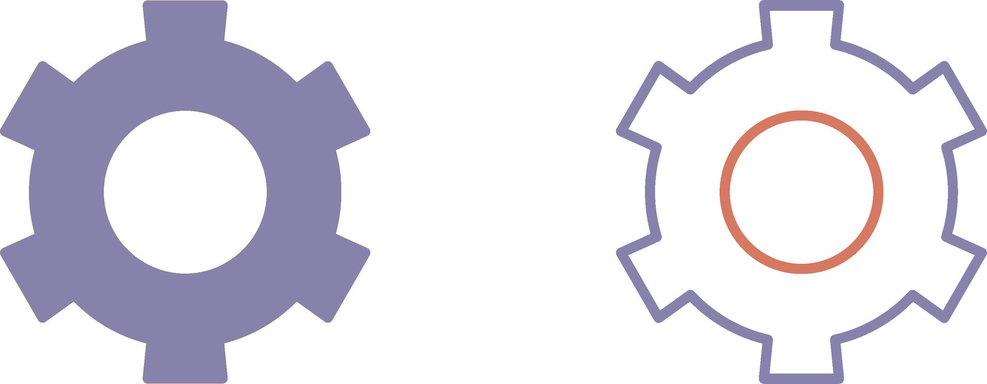 Setting Gear Icon 42696911 Vector Art at Vecteezy