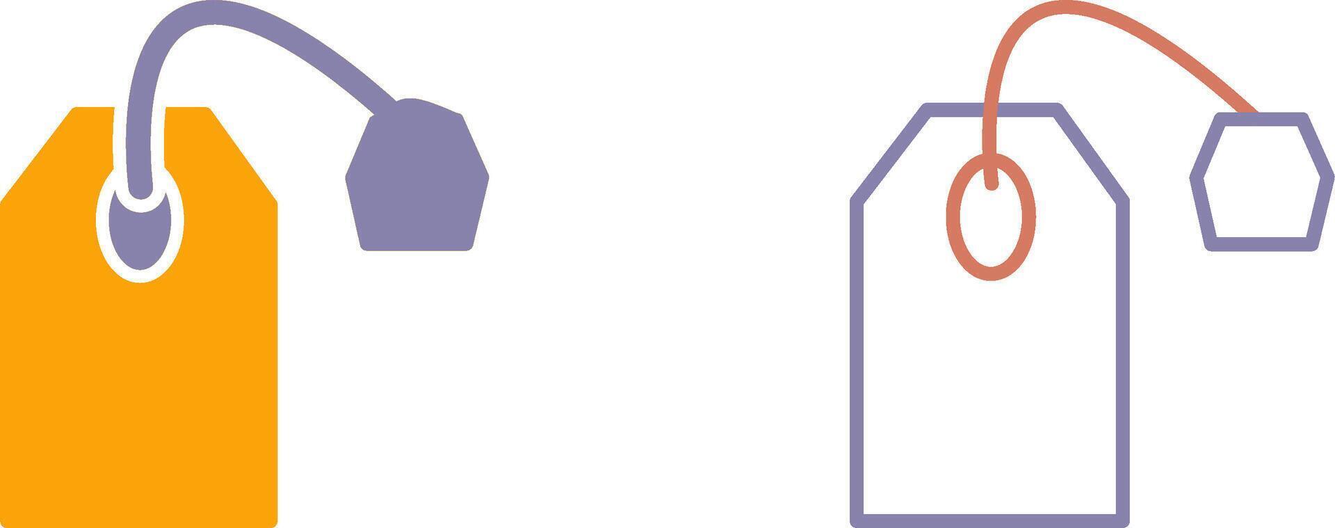 Tea Bag Icon vector
