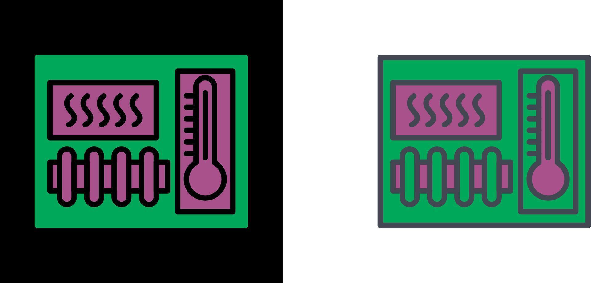 calefacción elemento icono vector