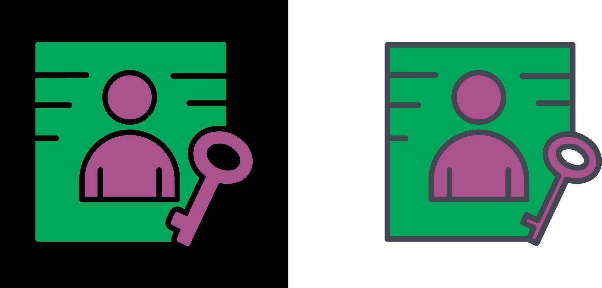 Business Key Icon vector