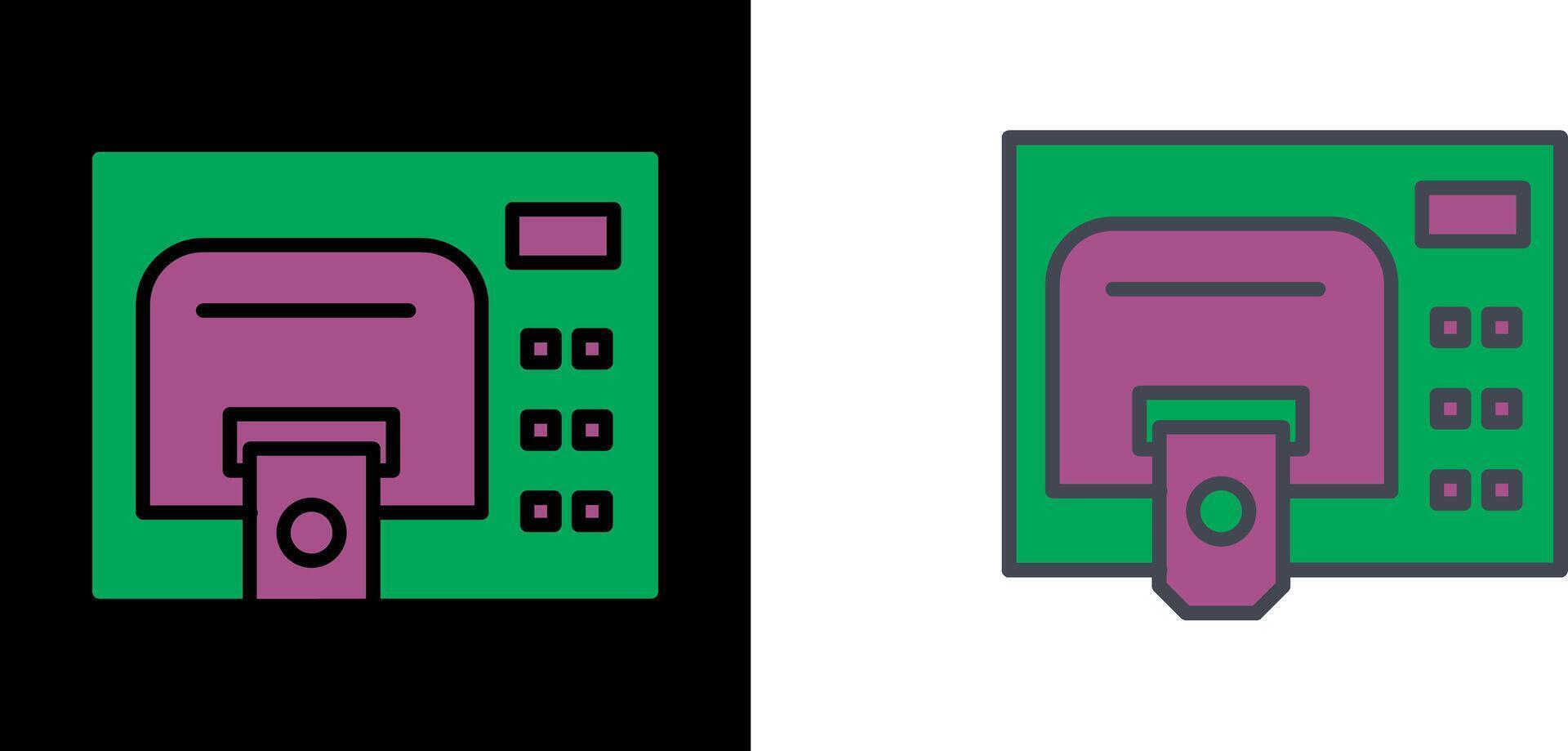 ATM Service Icon vector
