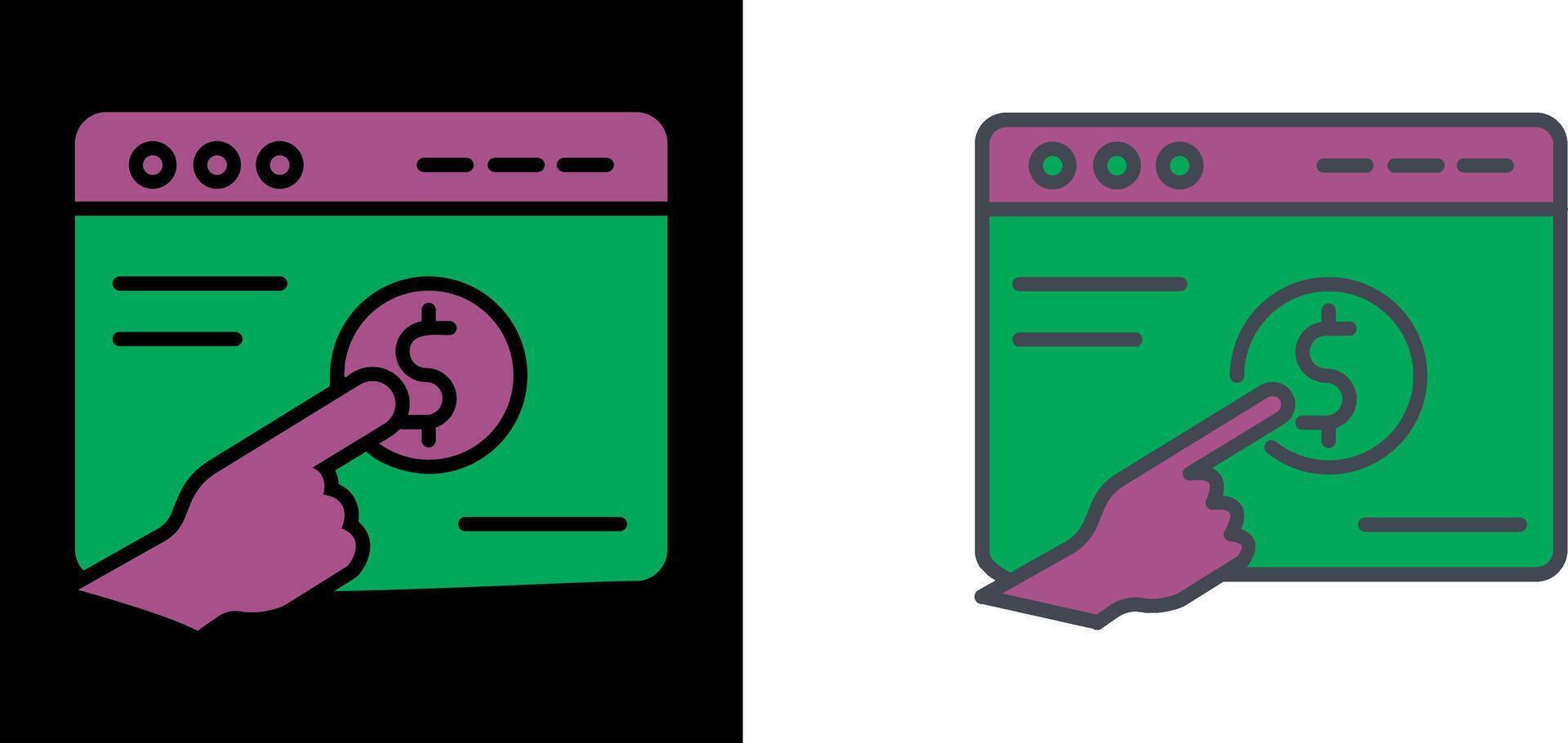 Pay Per Click Icon vector