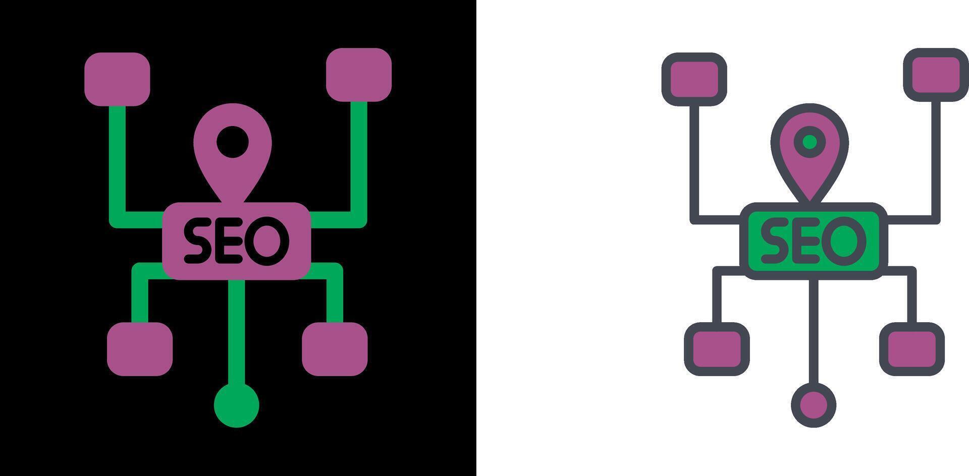 SEO Structure Icon vector