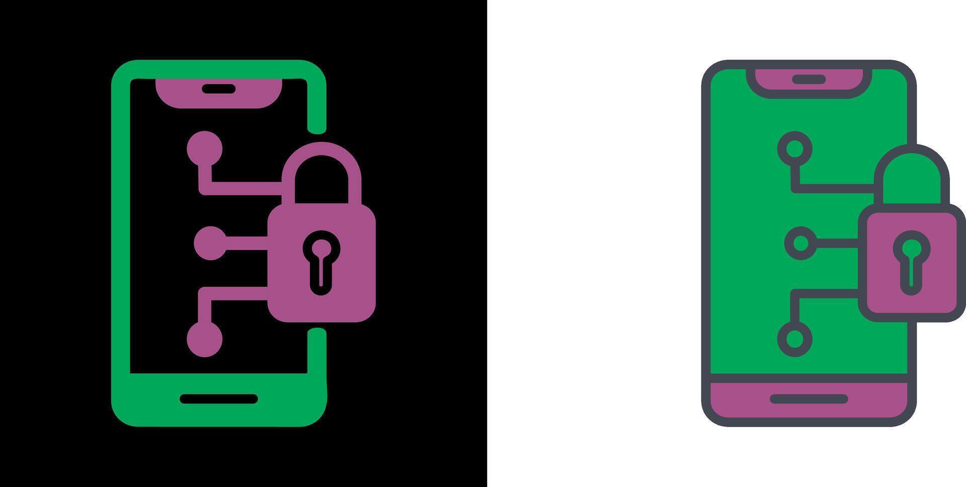 Secure Device Icon vector
