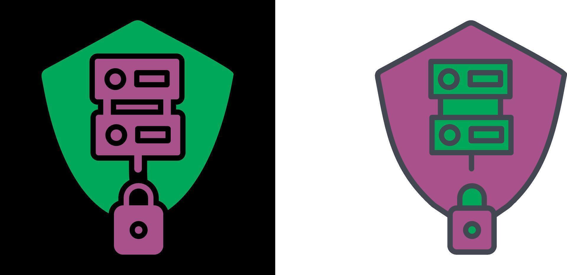Secure Server Icon vector
