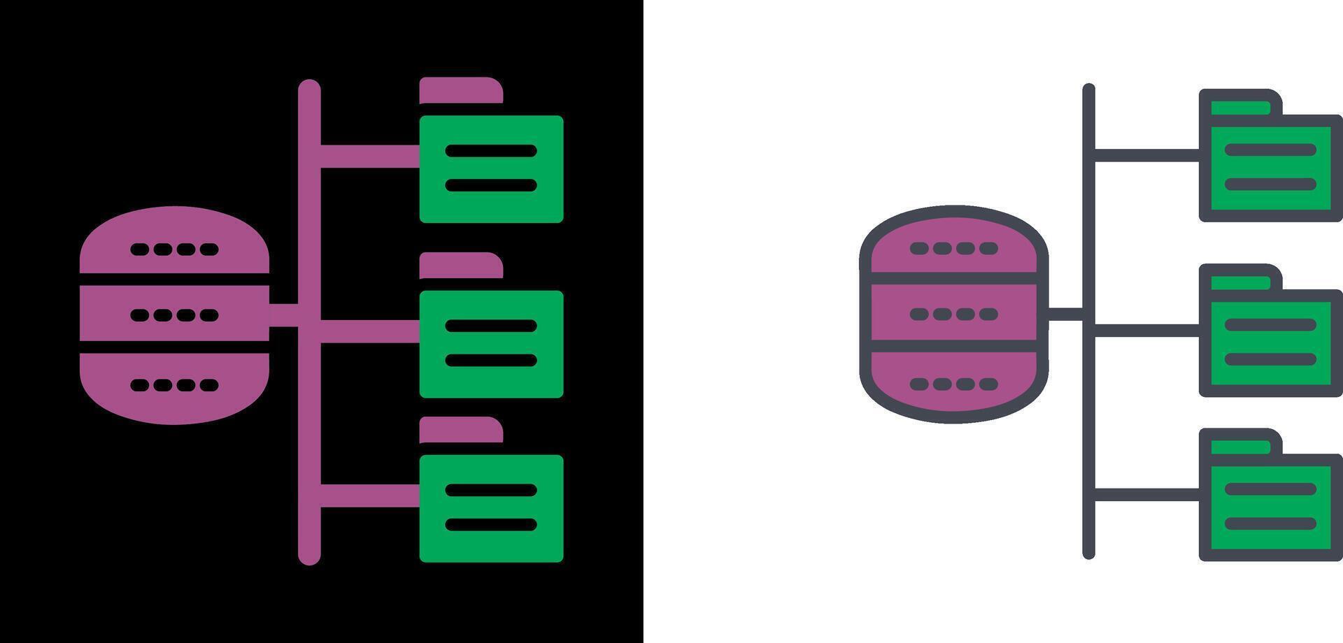 Data Structure Icon vector