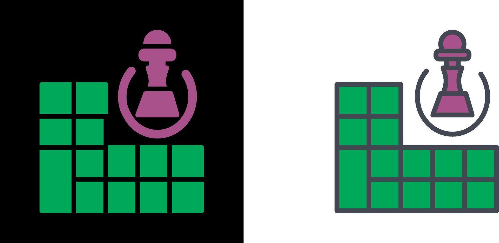 Chess Board Icon vector