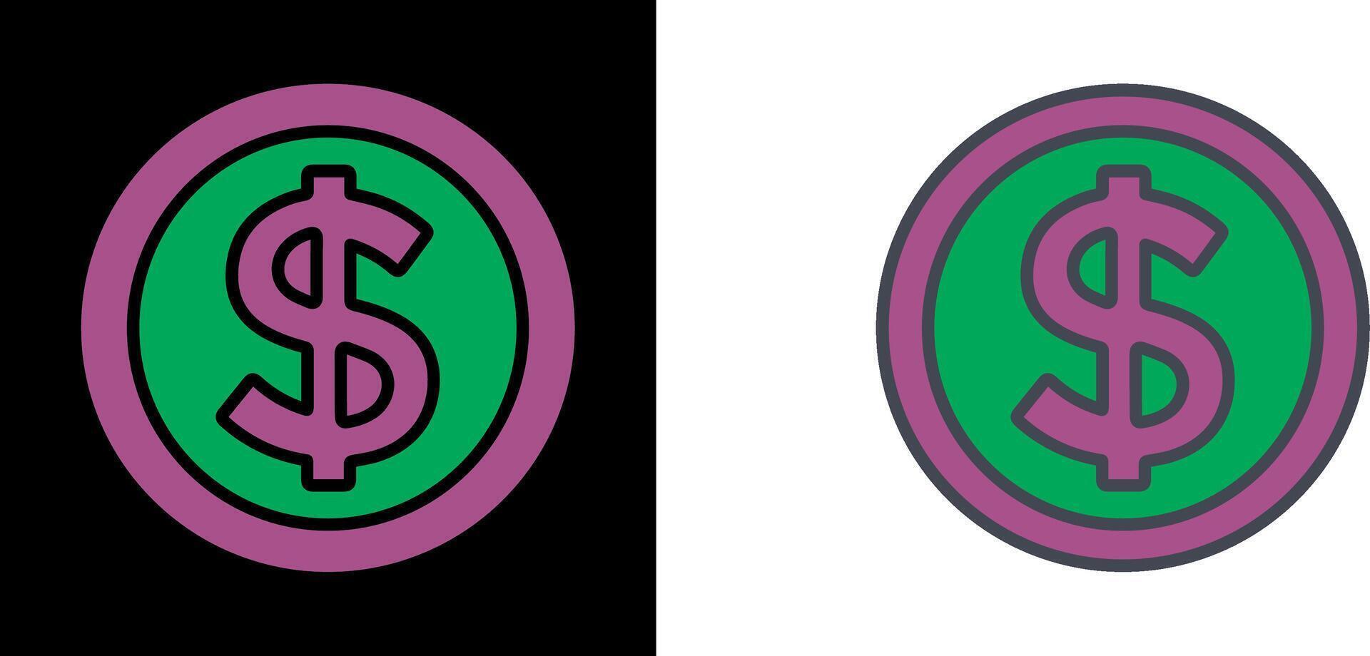 Dollar Symbol Icon vector