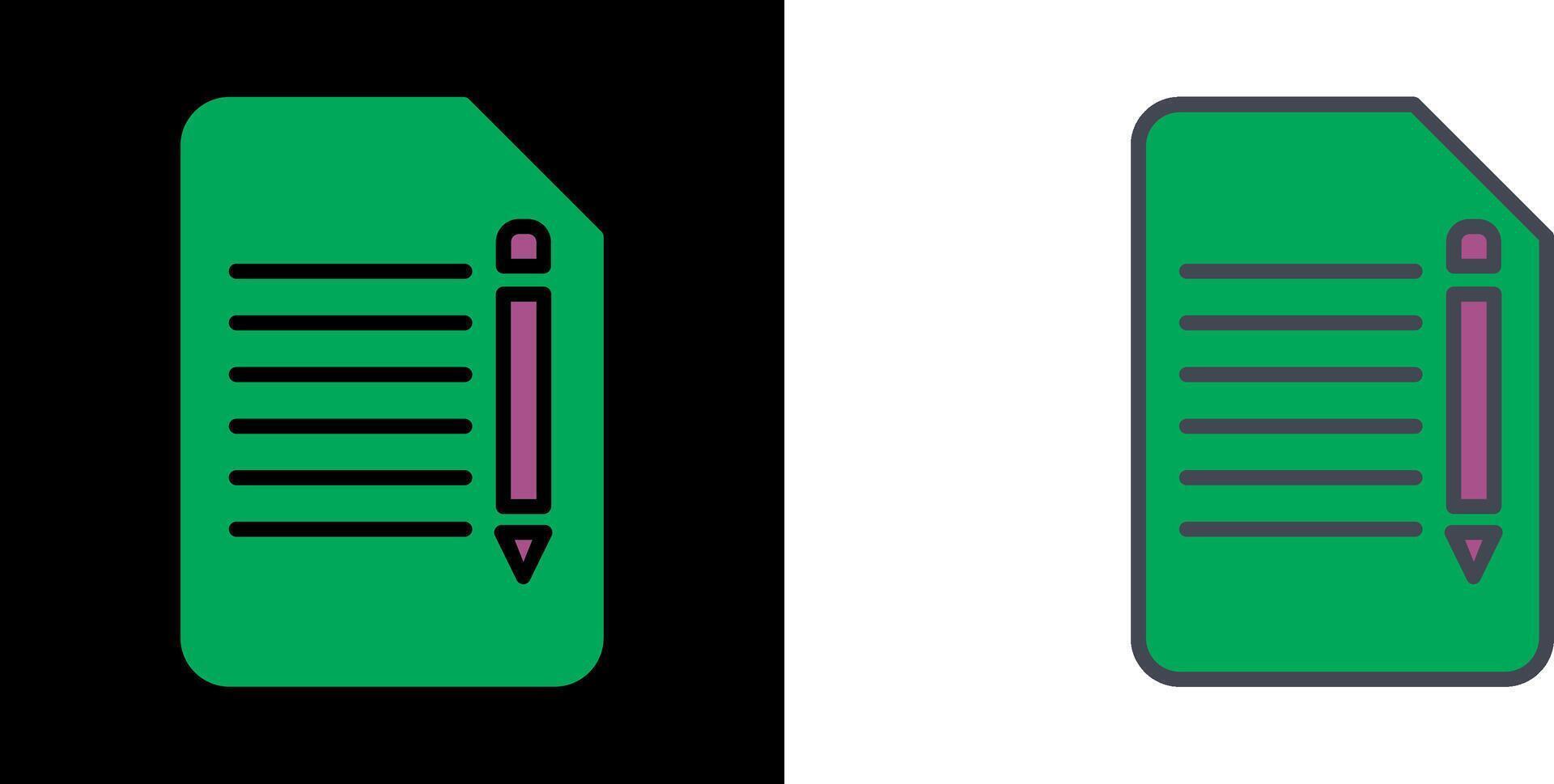 Edit Document Icon vector