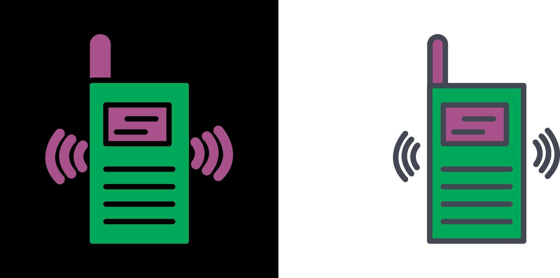 Walkie Talkie Icon vector