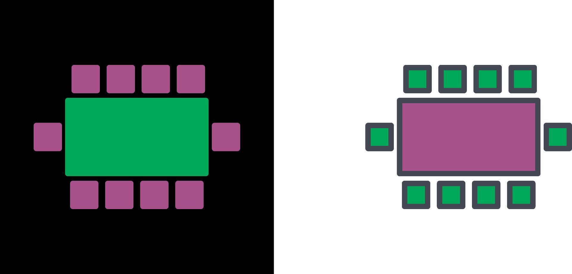Conference Room Chair Icon vector