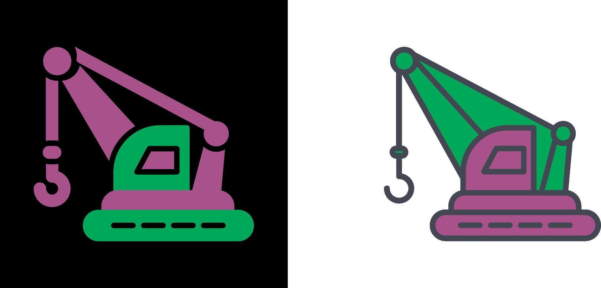 Crane I Icon vector