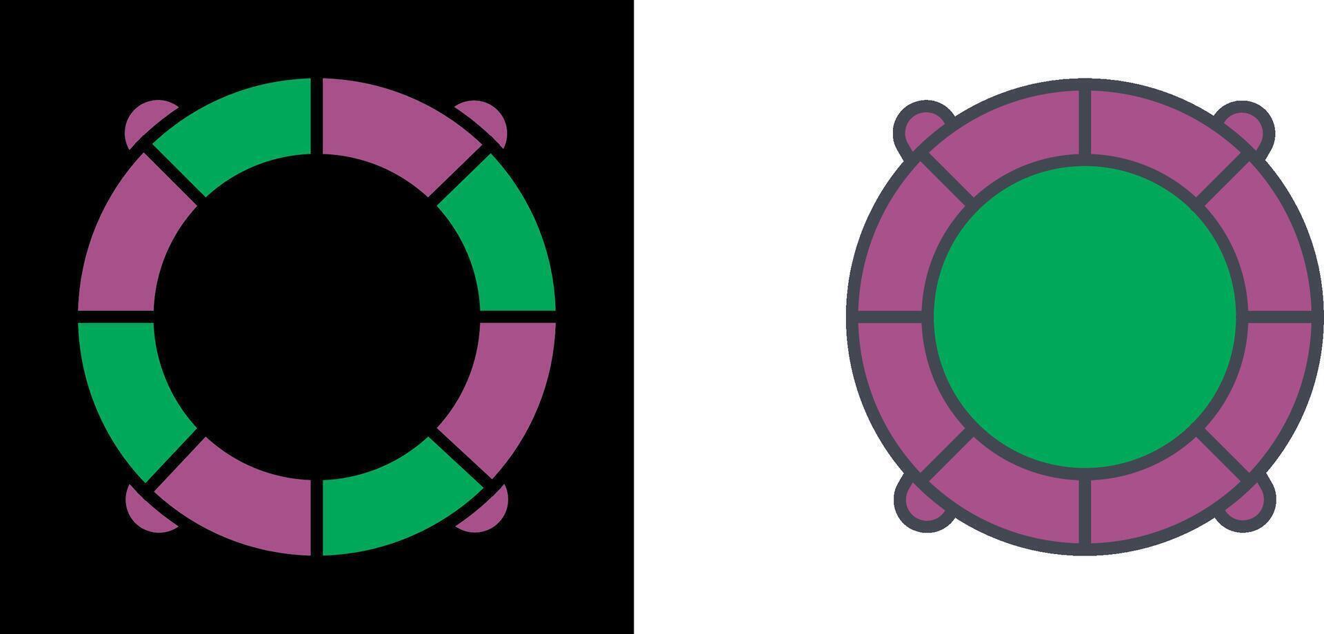 Life Saving Tube Icon vector