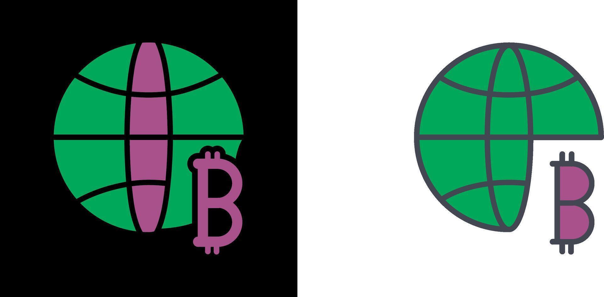 Bitcoin Placeholder Icon vector