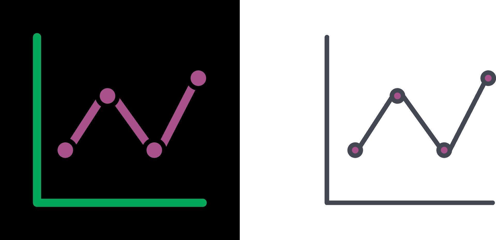 Line Chart Icon vector