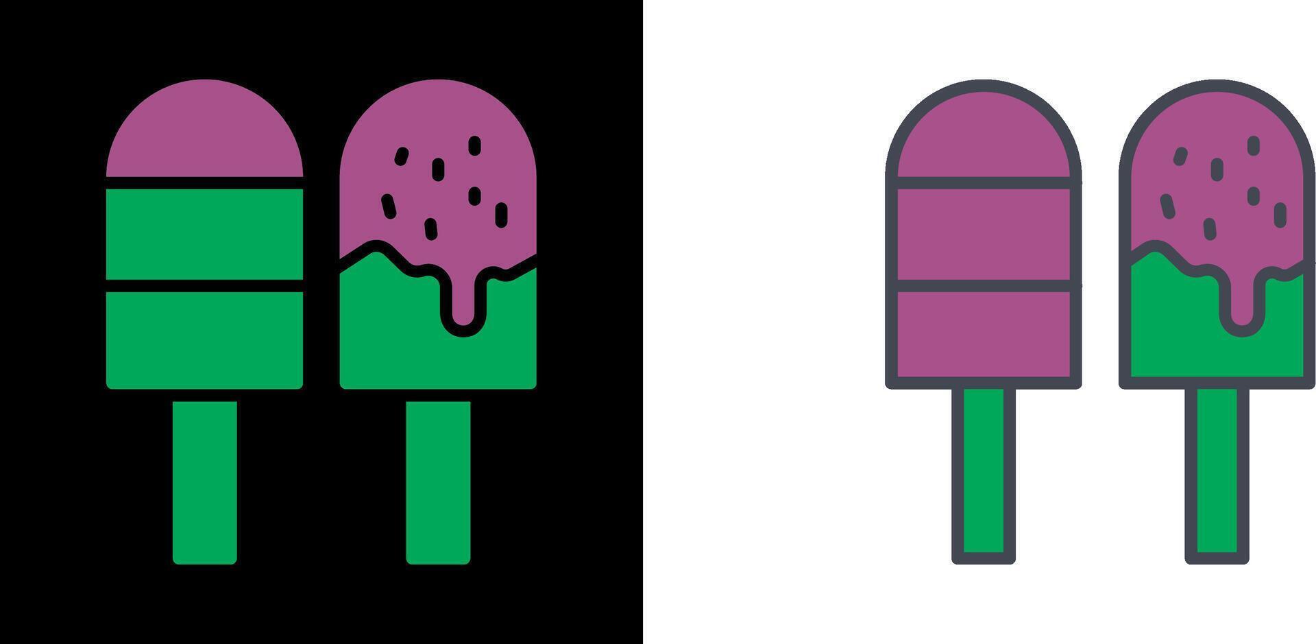 icono de helado vector