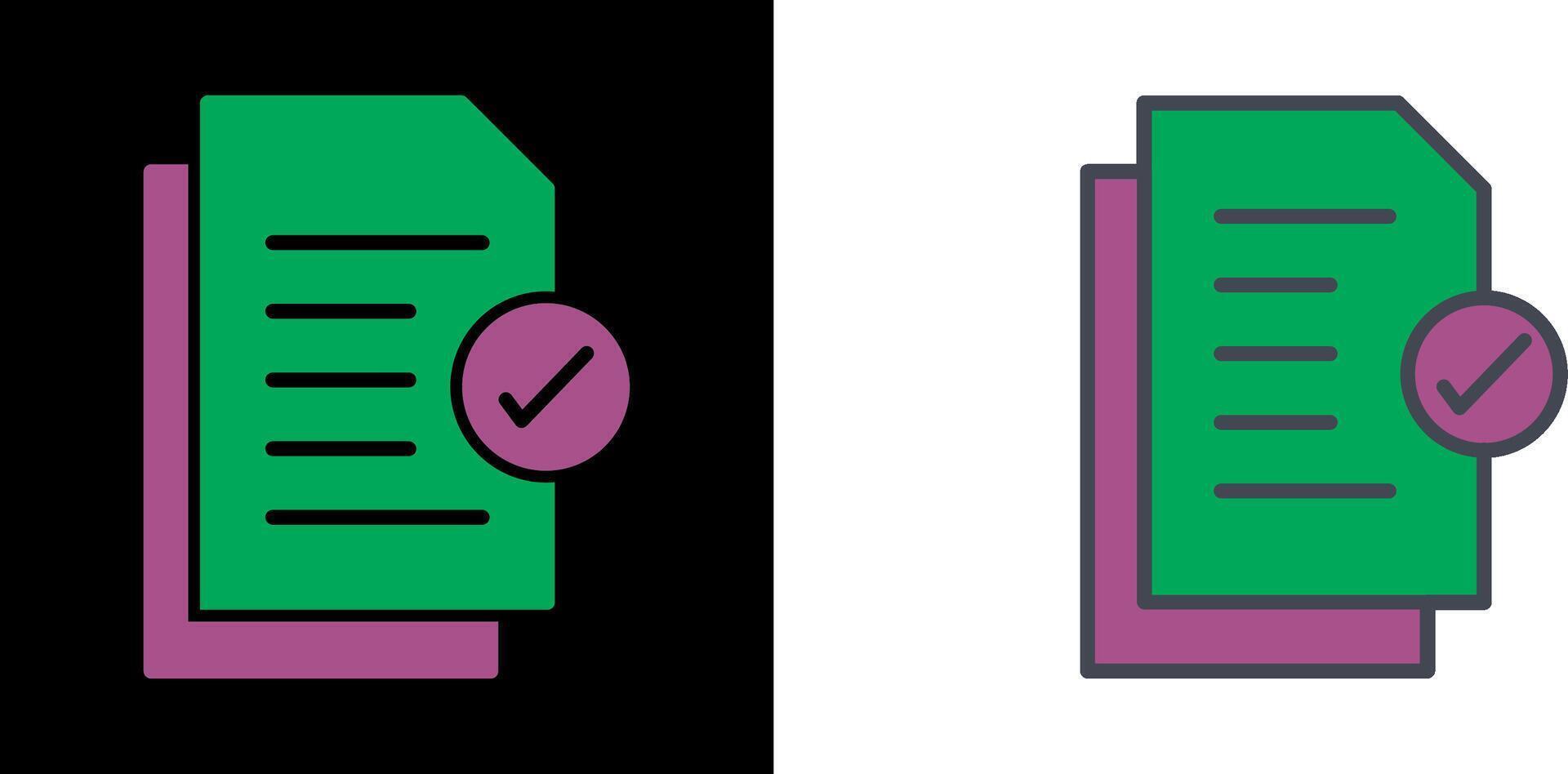 Report List Icon vector