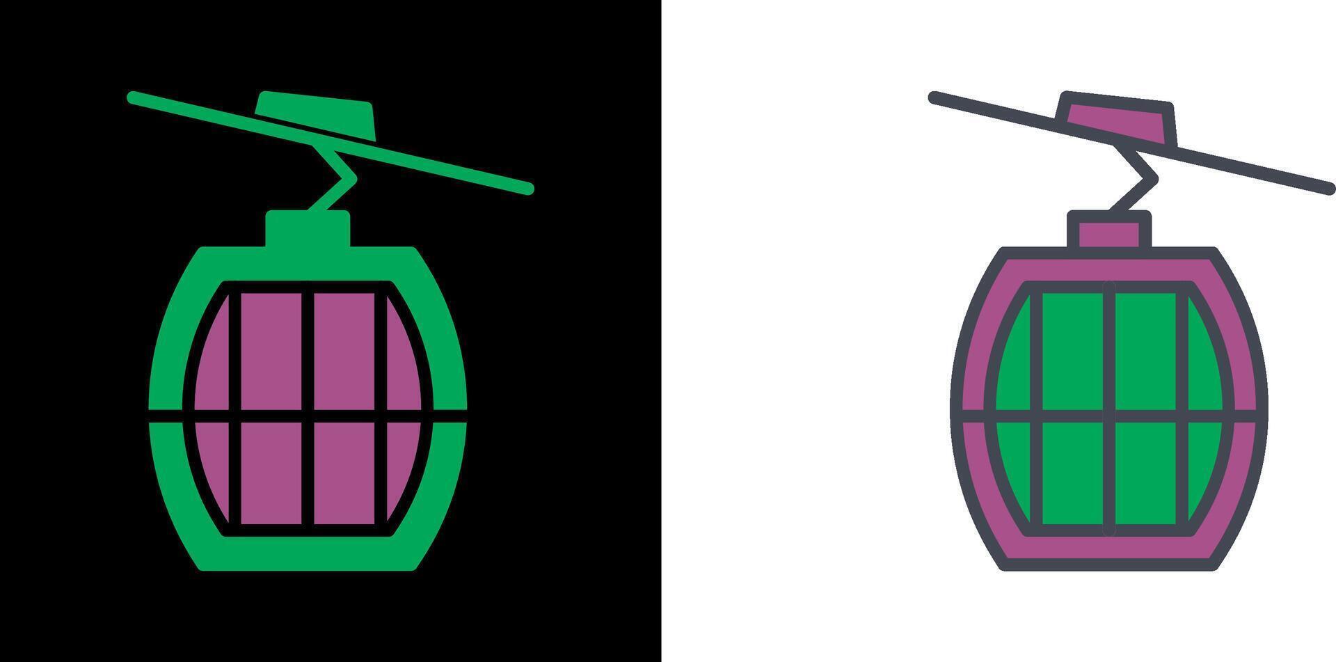 Cable Car Icon vector