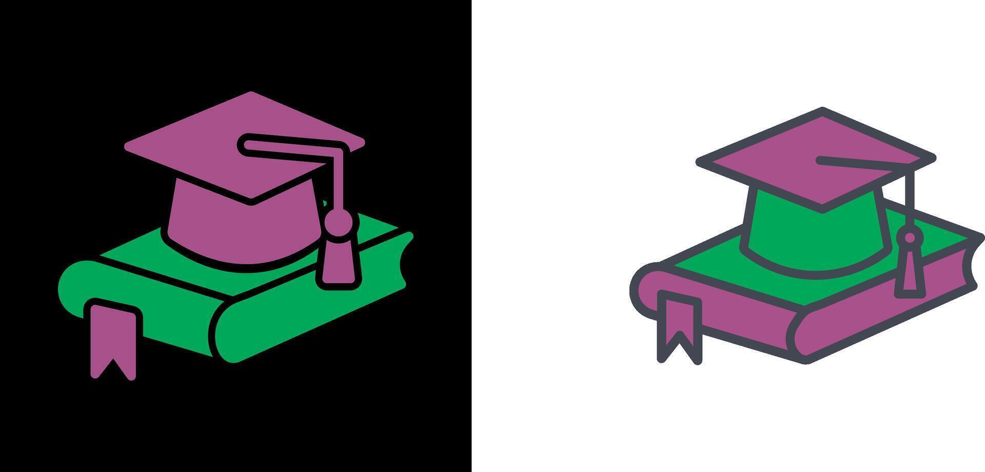 Graduation Hat Icon vector