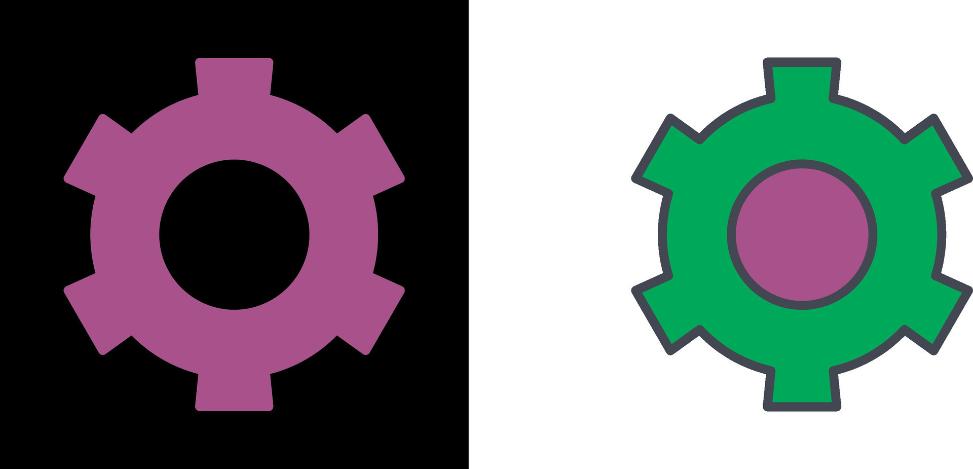 Setting Gear Icon 42697944 Vector Art at Vecteezy