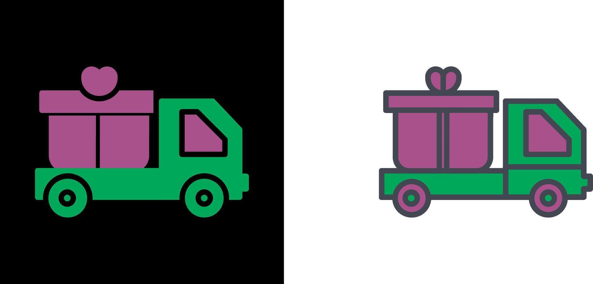 Delivery Gift Icon vector