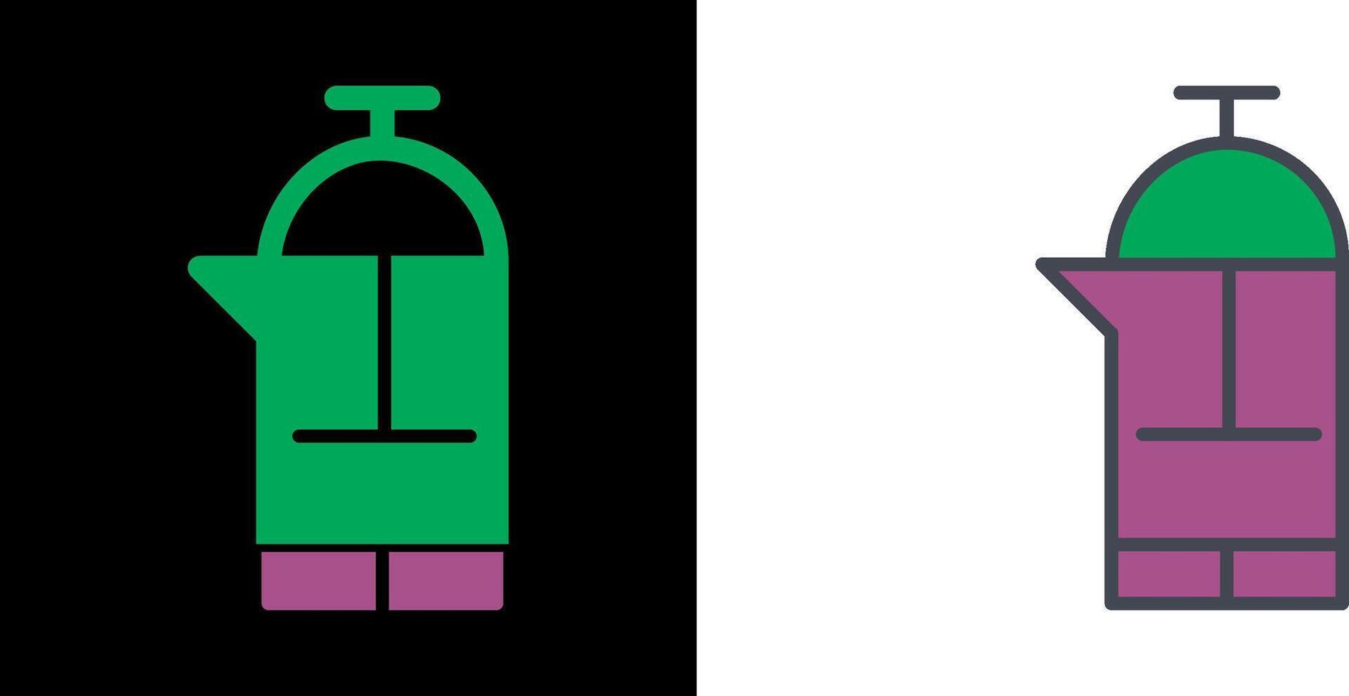 French Press Icon vector