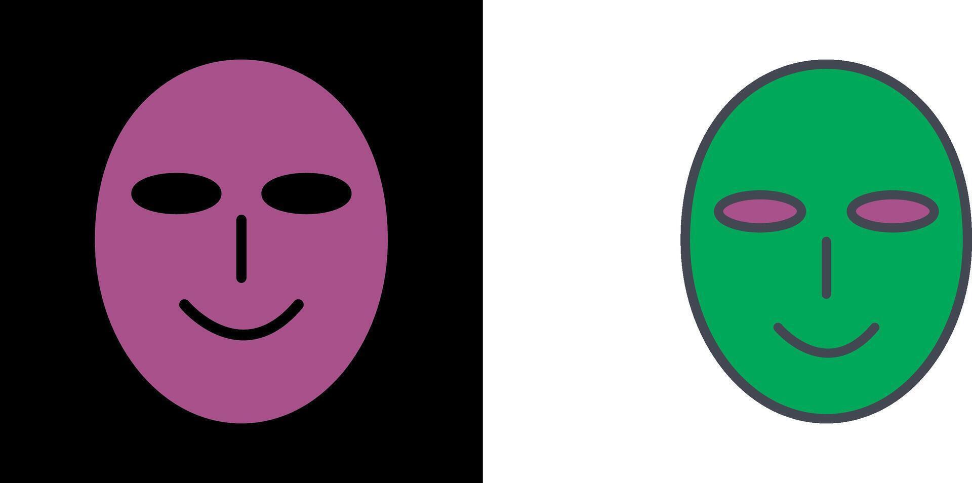 Ancient Face Mask Icon vector