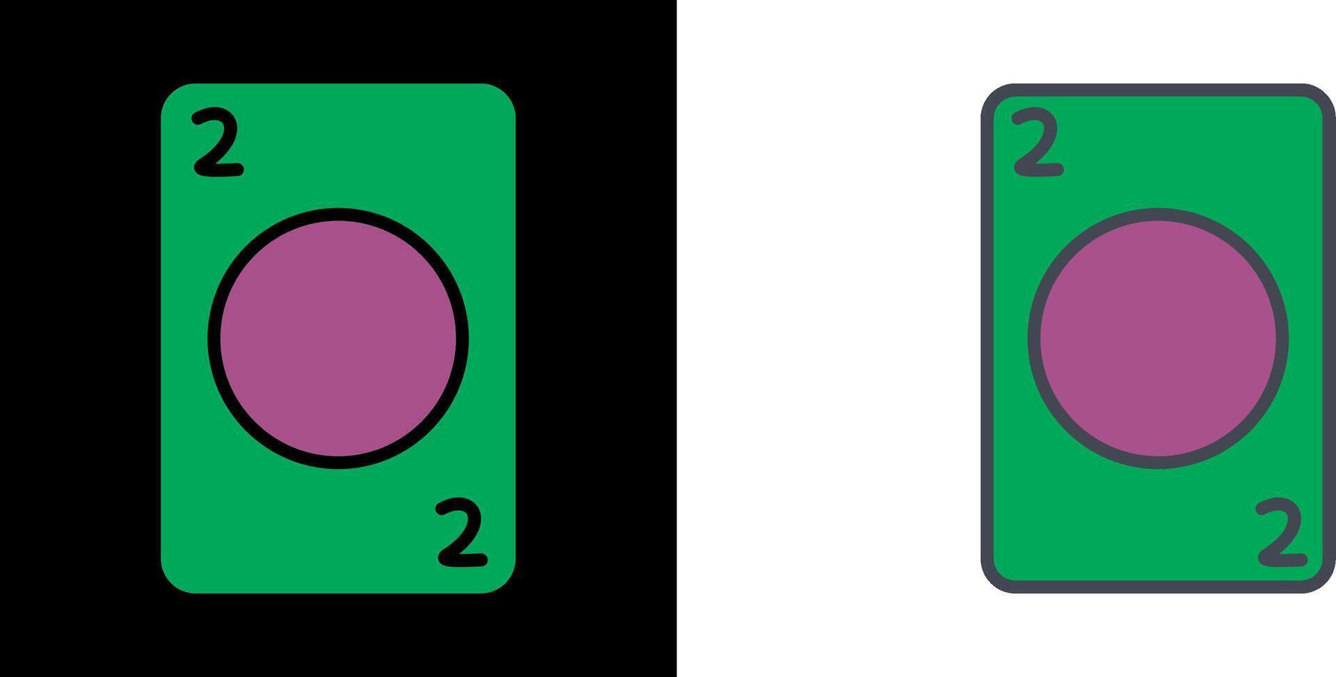 Diamonds Card Icon vector