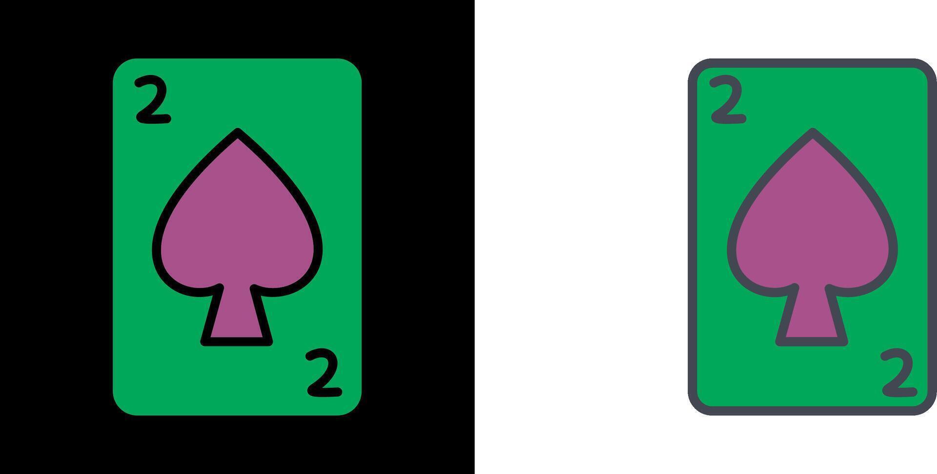 Spades Card Icon vector