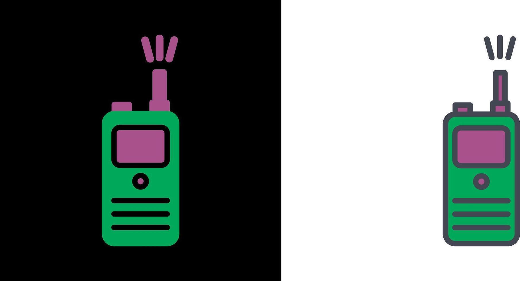 Walkie Talkie Icon vector