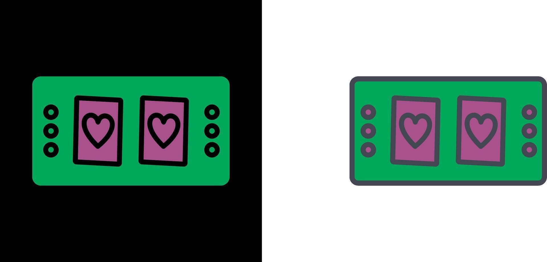 Cards Table Icon vector