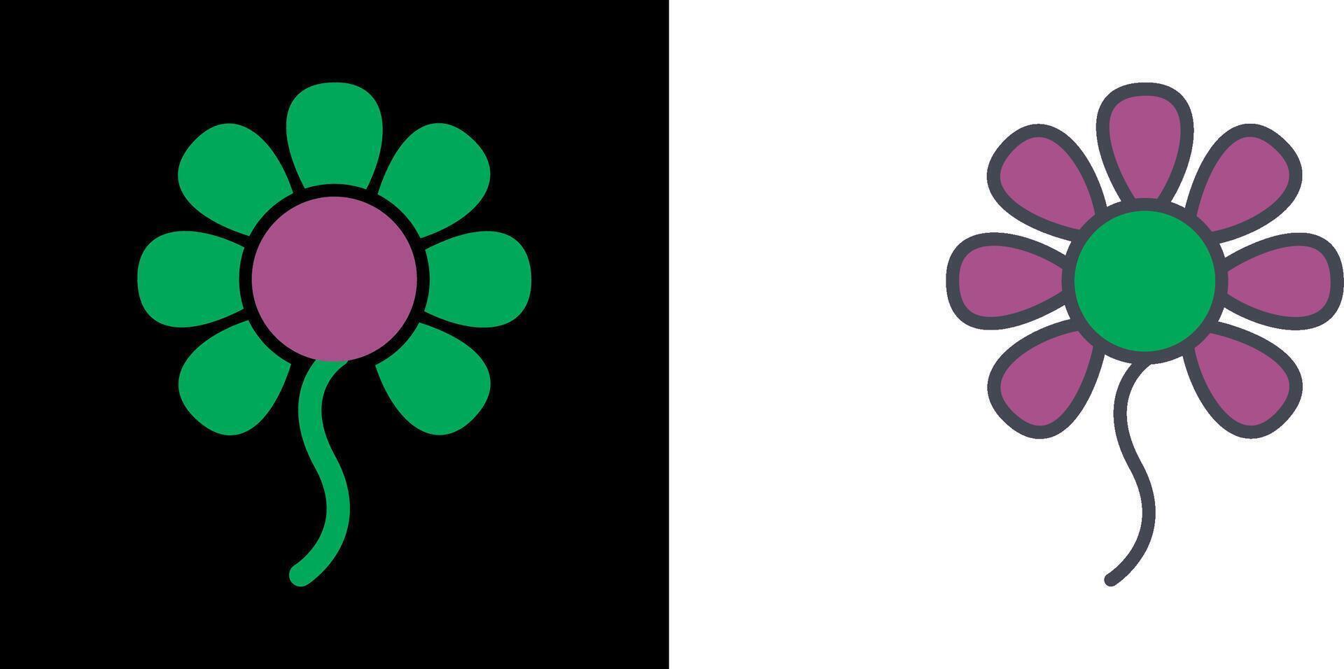 Small flowers Icon vector