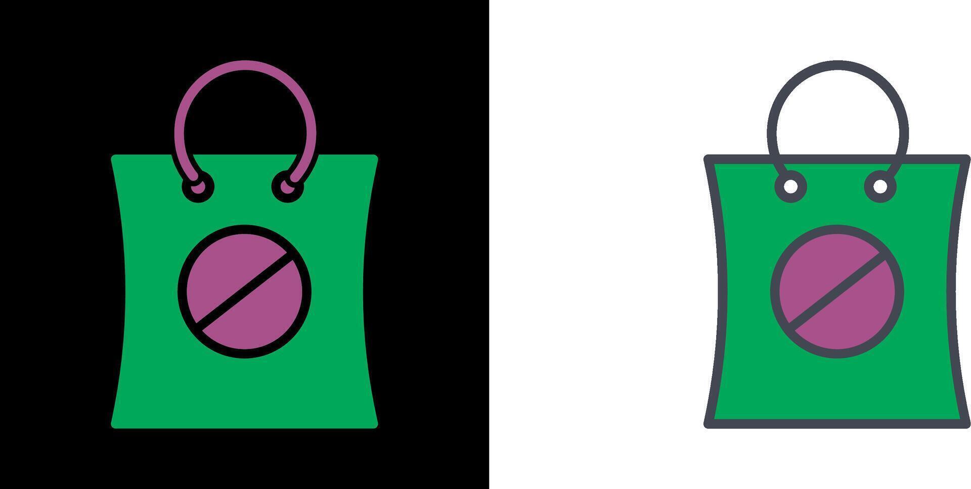 Pesticide Bags Icon vector