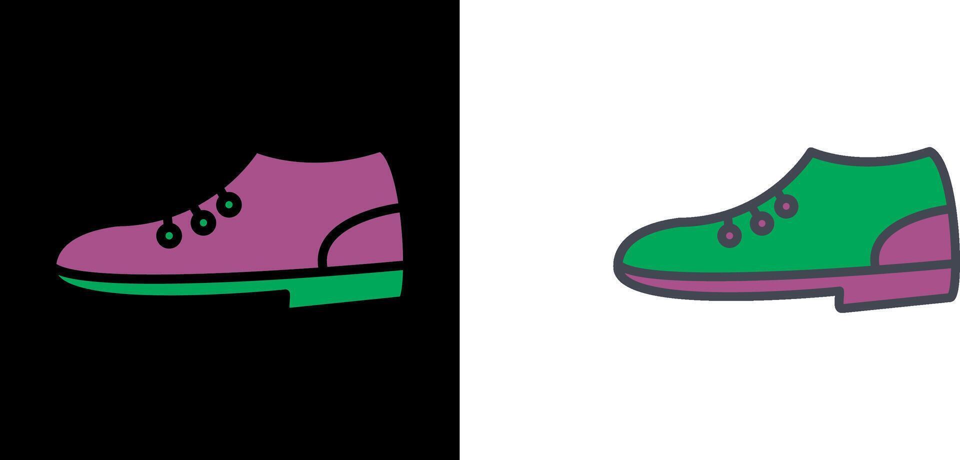 casual Zapatos icono vector