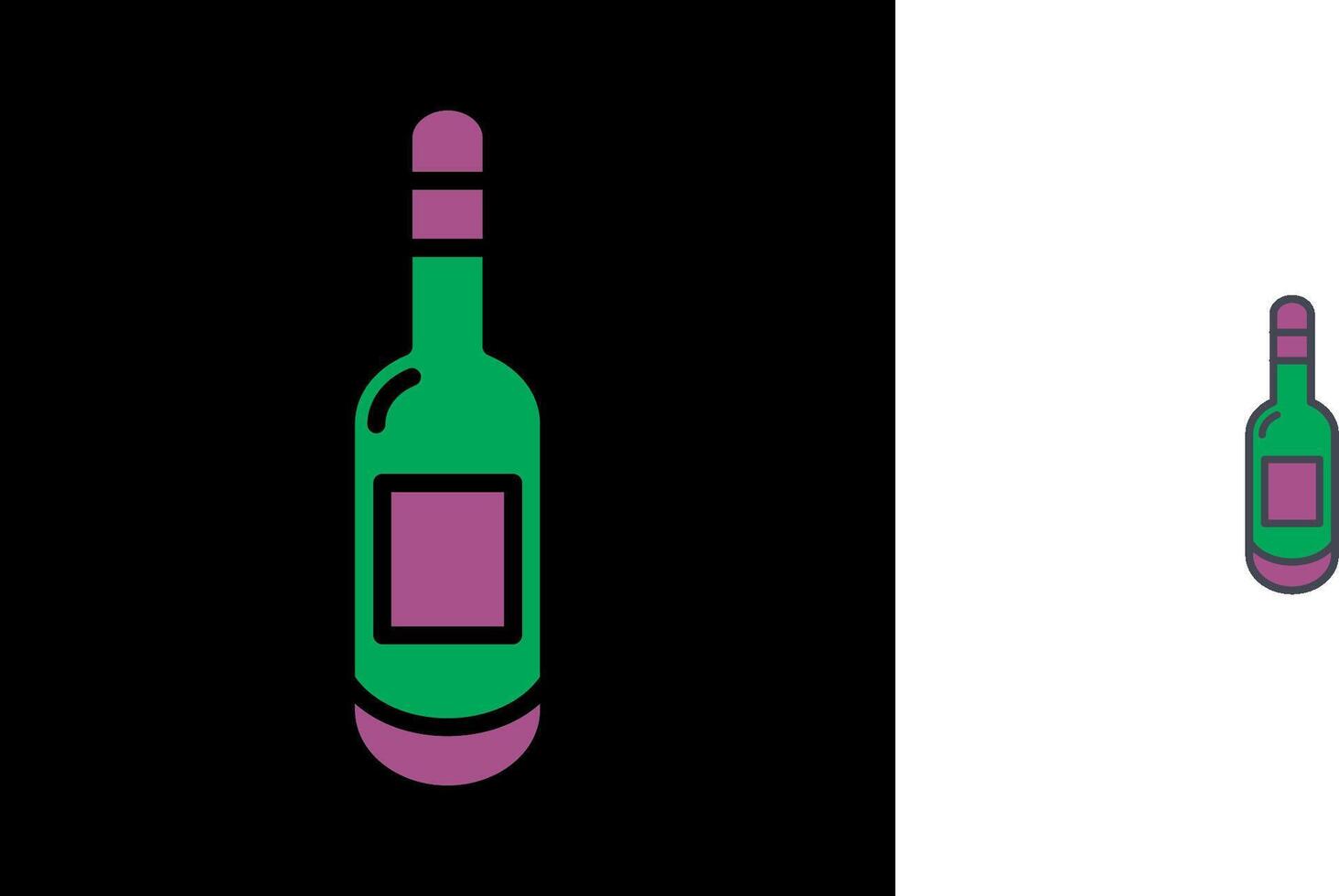 Beer Bottle II Icon vector