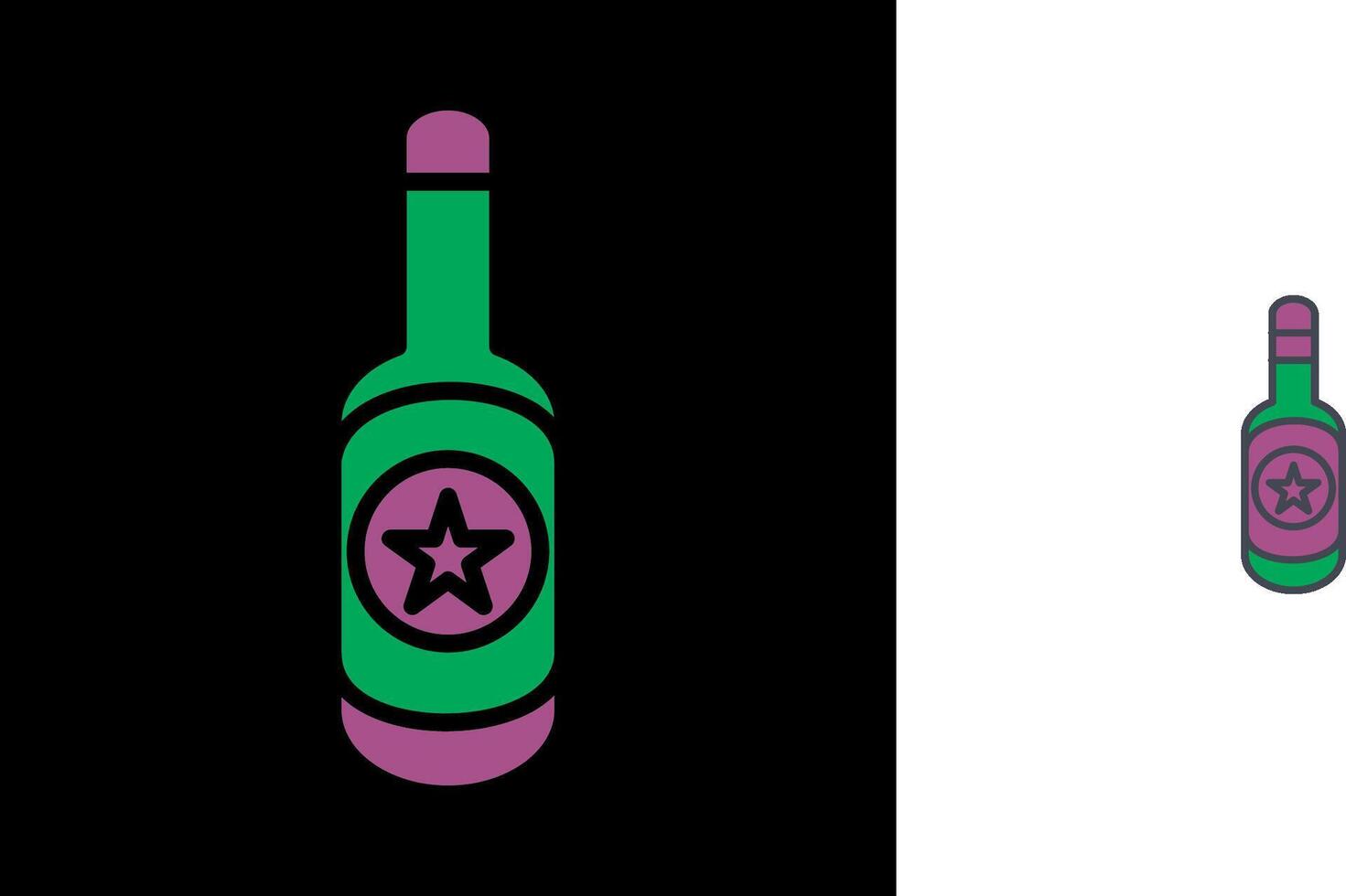 Beer Bottle I Icon vector