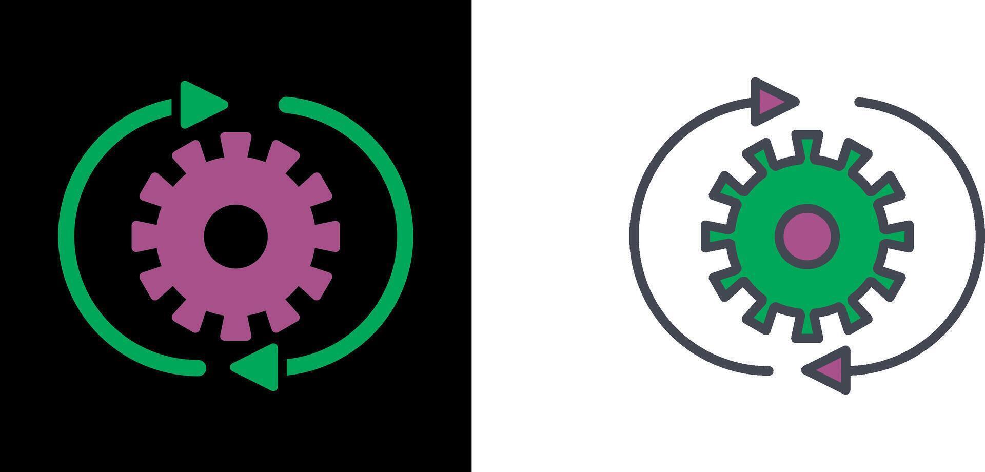 Conversion Setting Icon vector