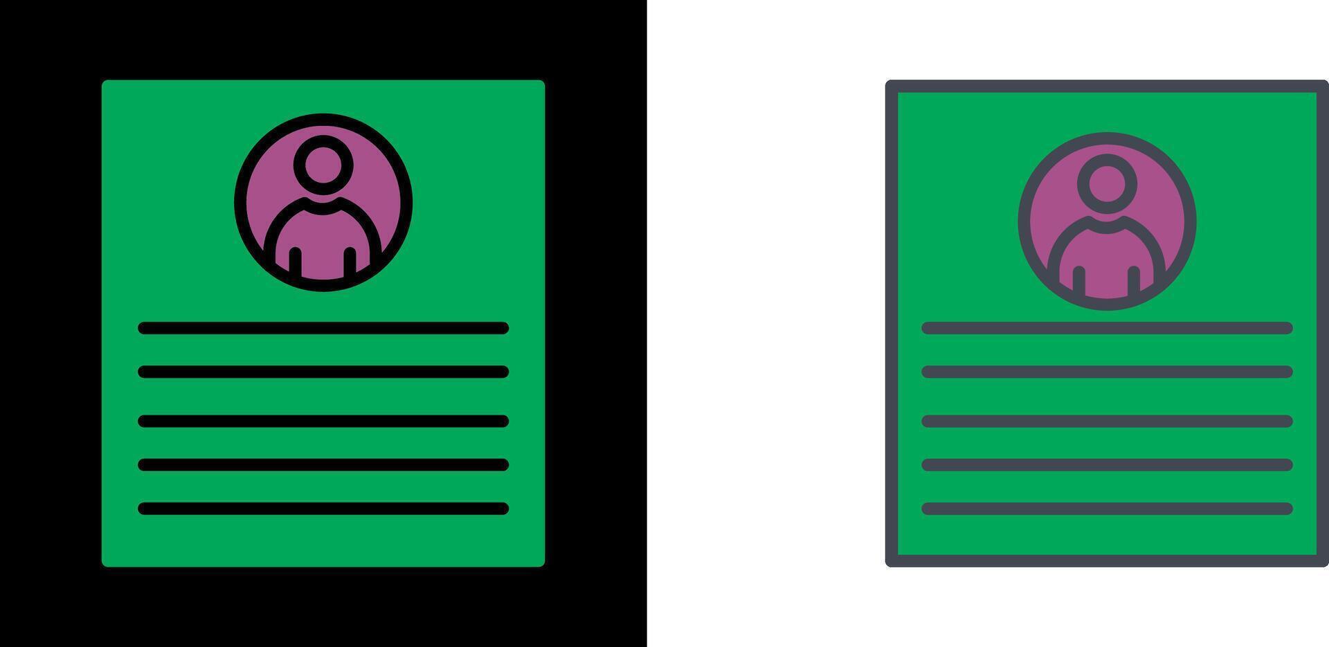 Client Profile Icon vector