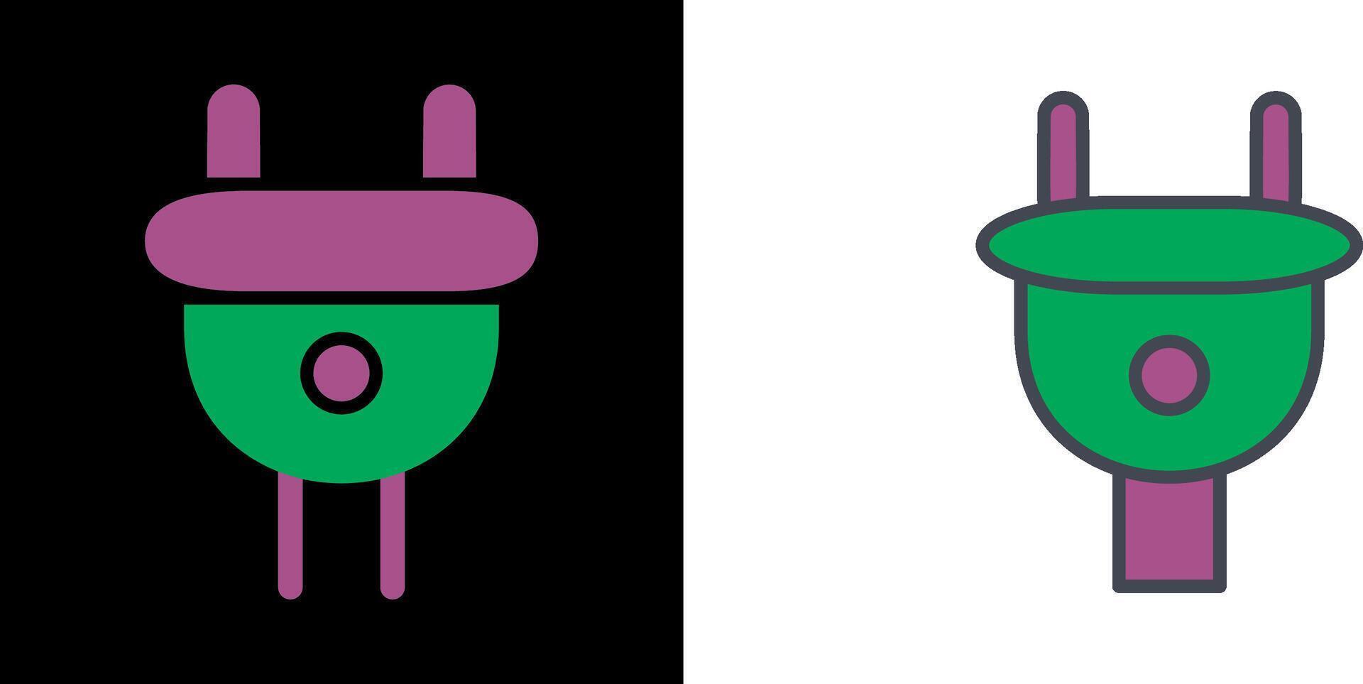 Plug I Icon vector