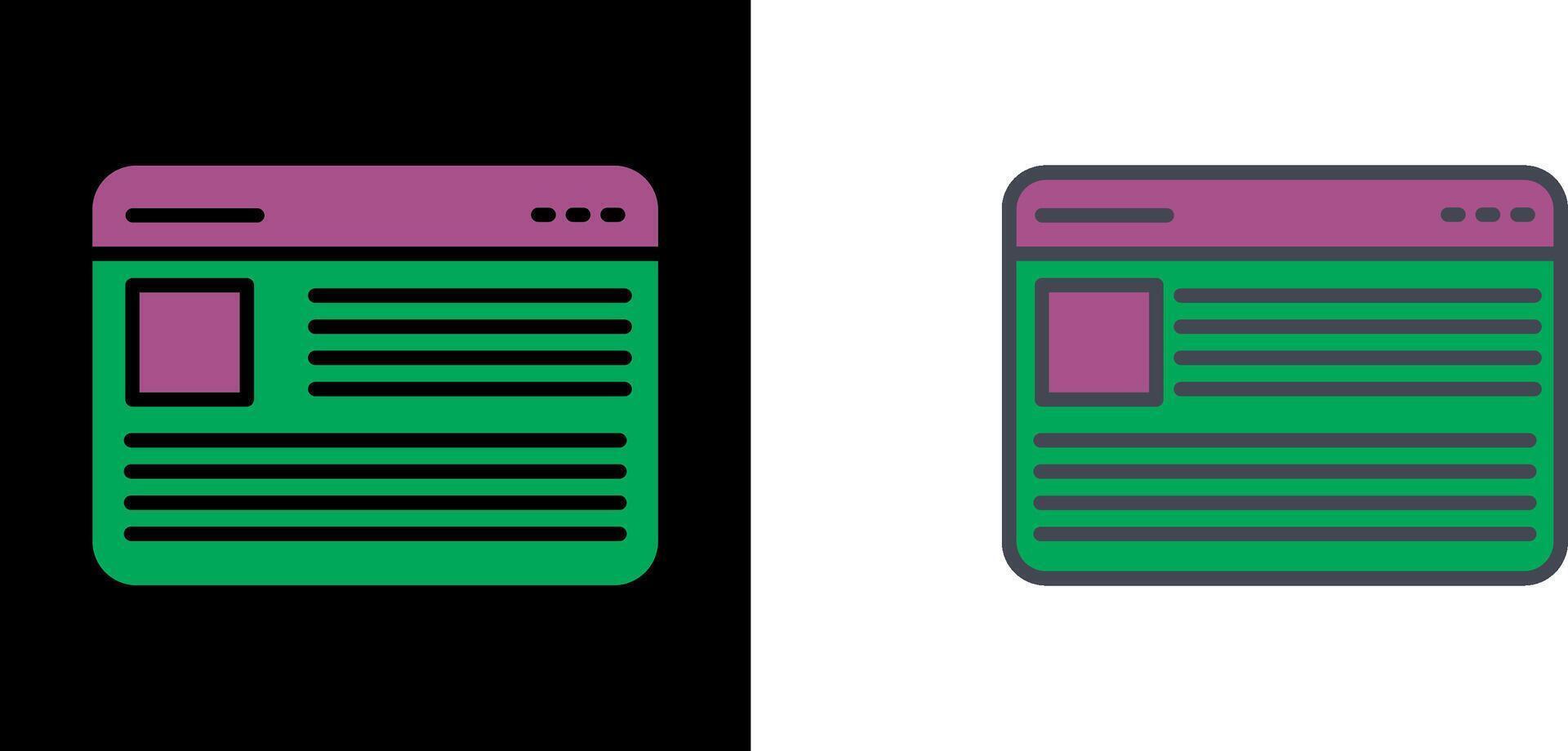 Blogging Services Icon vector