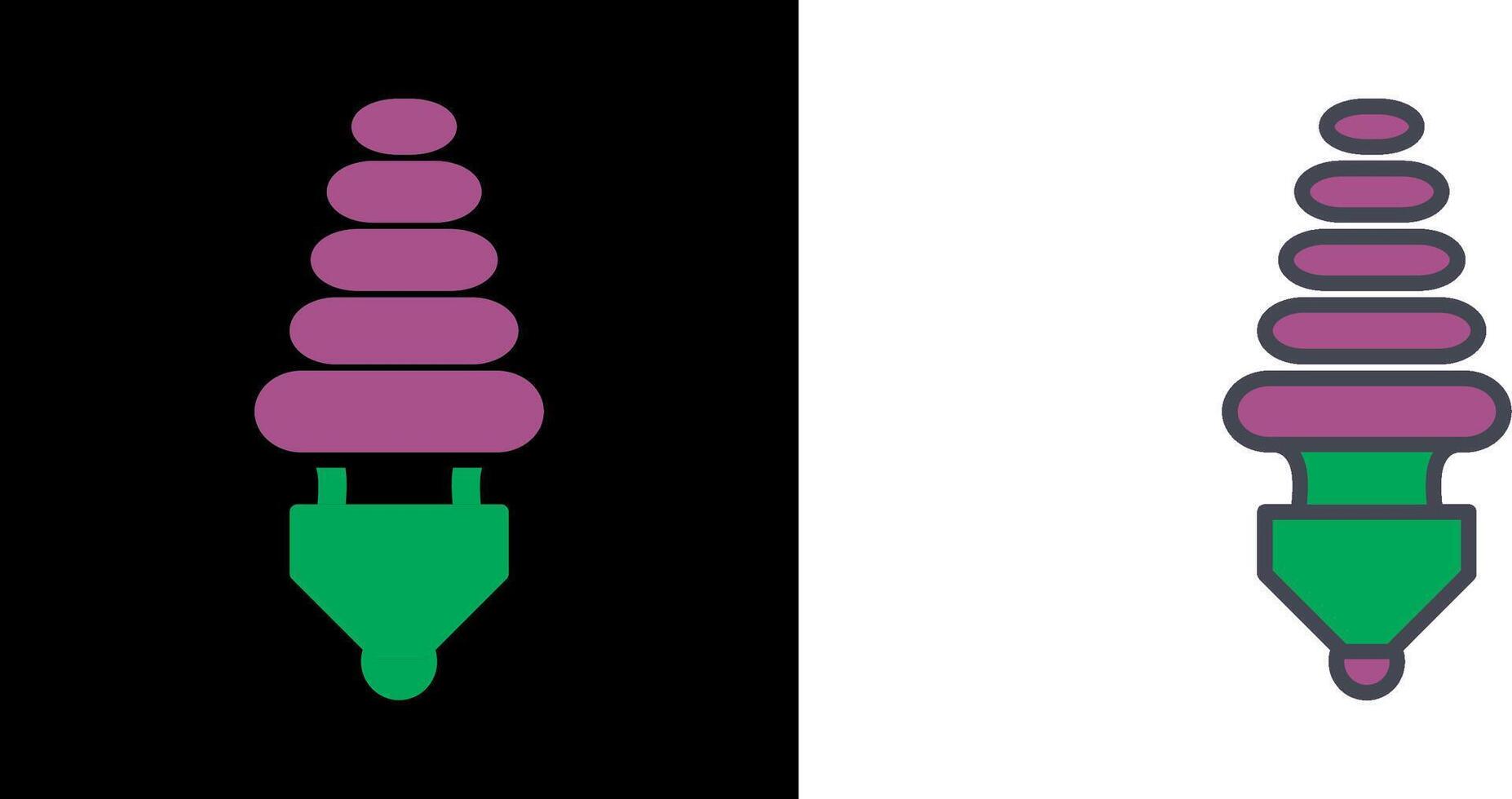 Energy Saver Bulb Icon vector