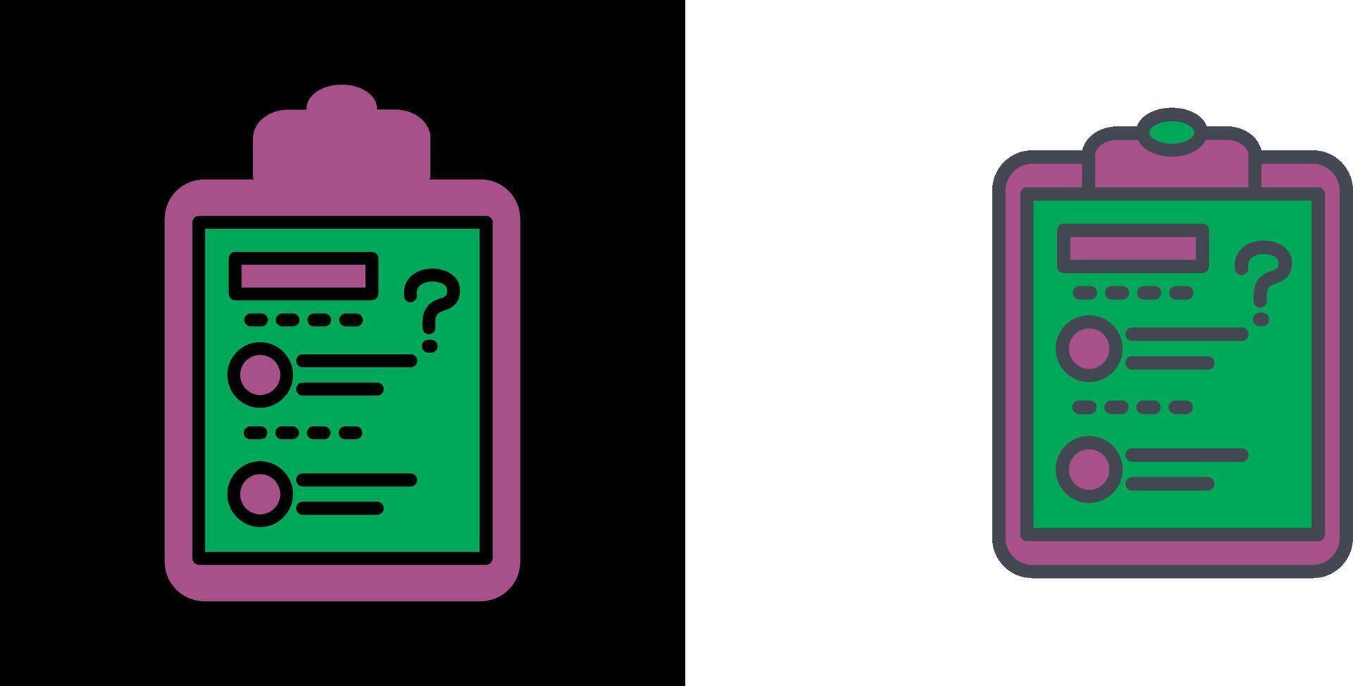 Solving Question Icon vector