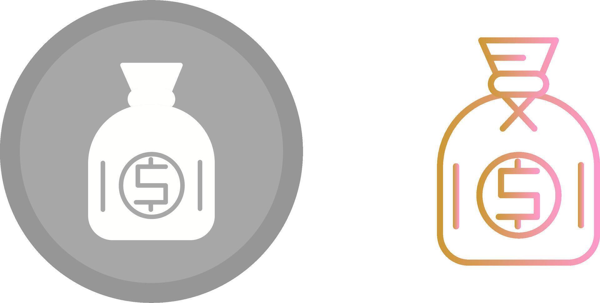 Dollar Sack Icon vector