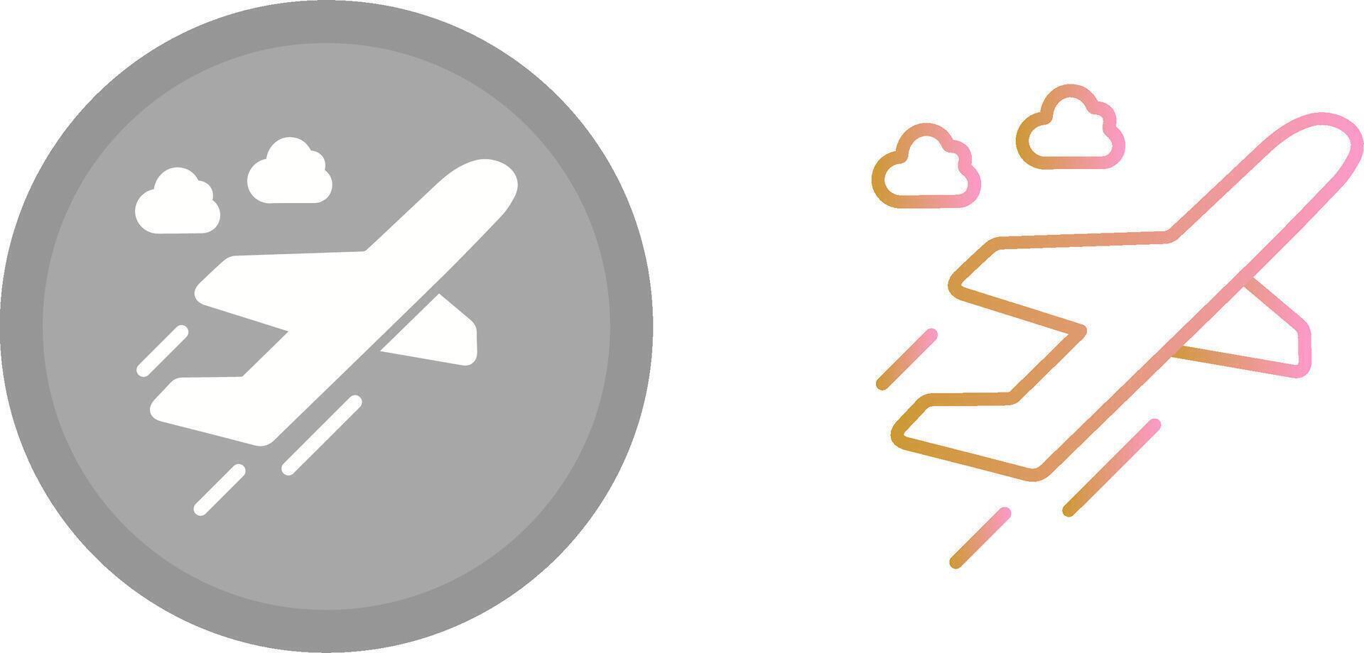 Flight Takeoff Icon vector