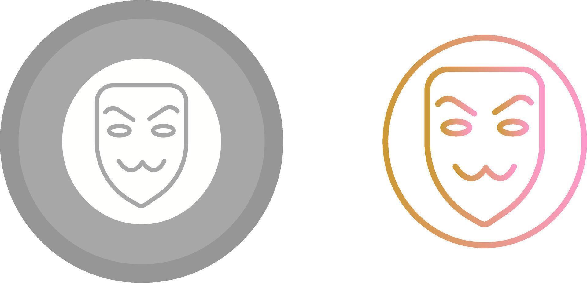 Hacker Mask Icon vector