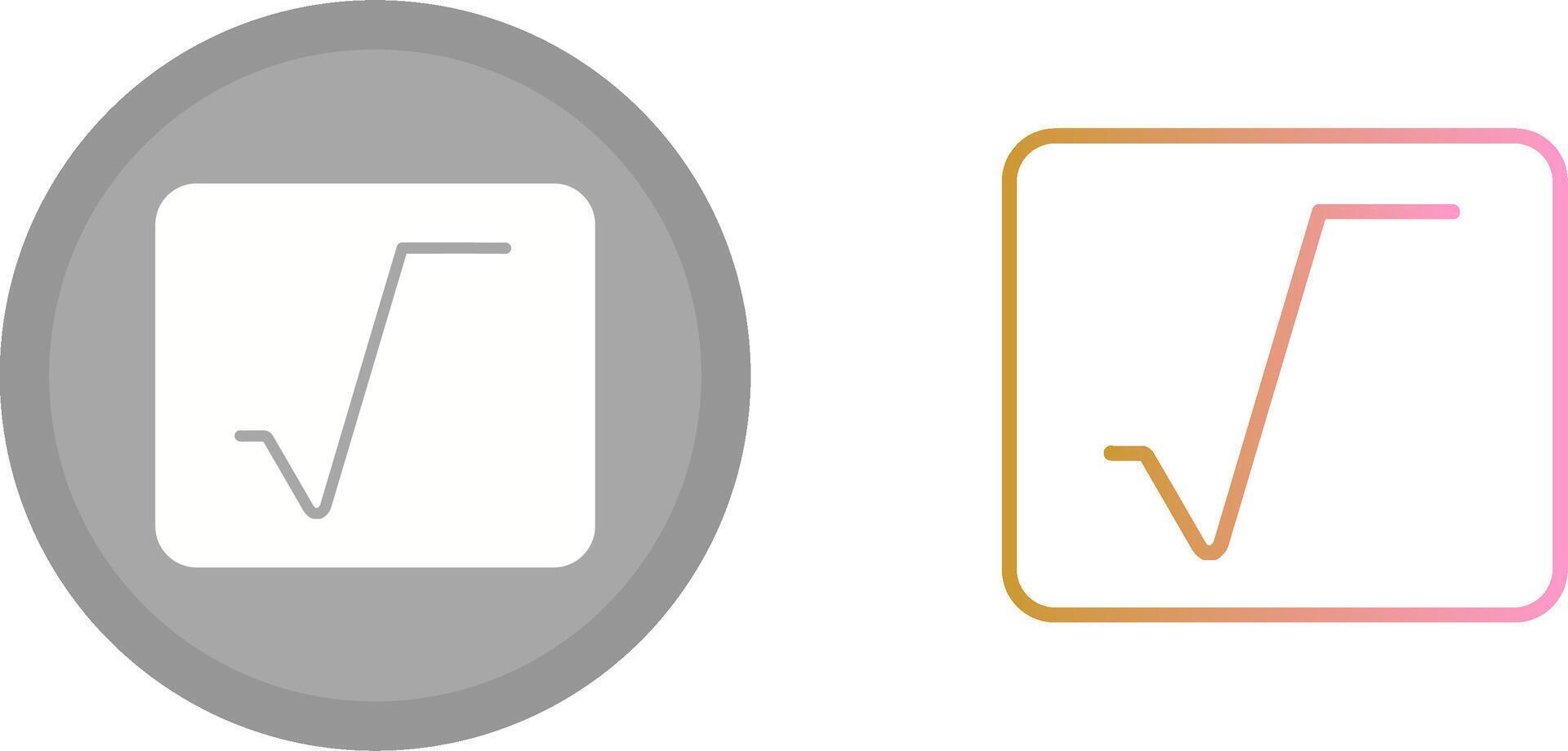 Square Root Icon 42698708 Vector Art at Vecteezy
