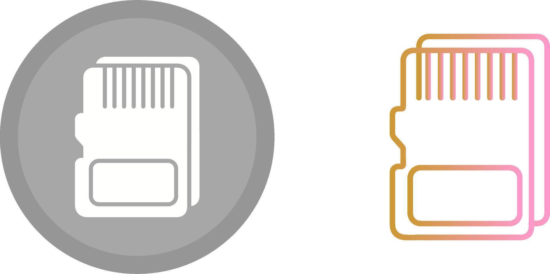 SD Card Icon vector