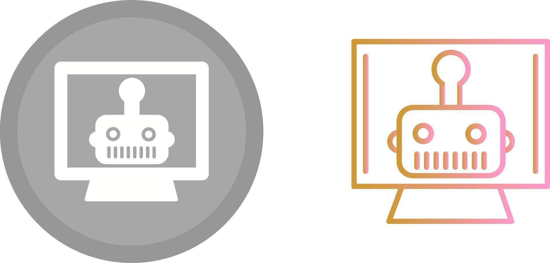 Artificial Bot Icon vector